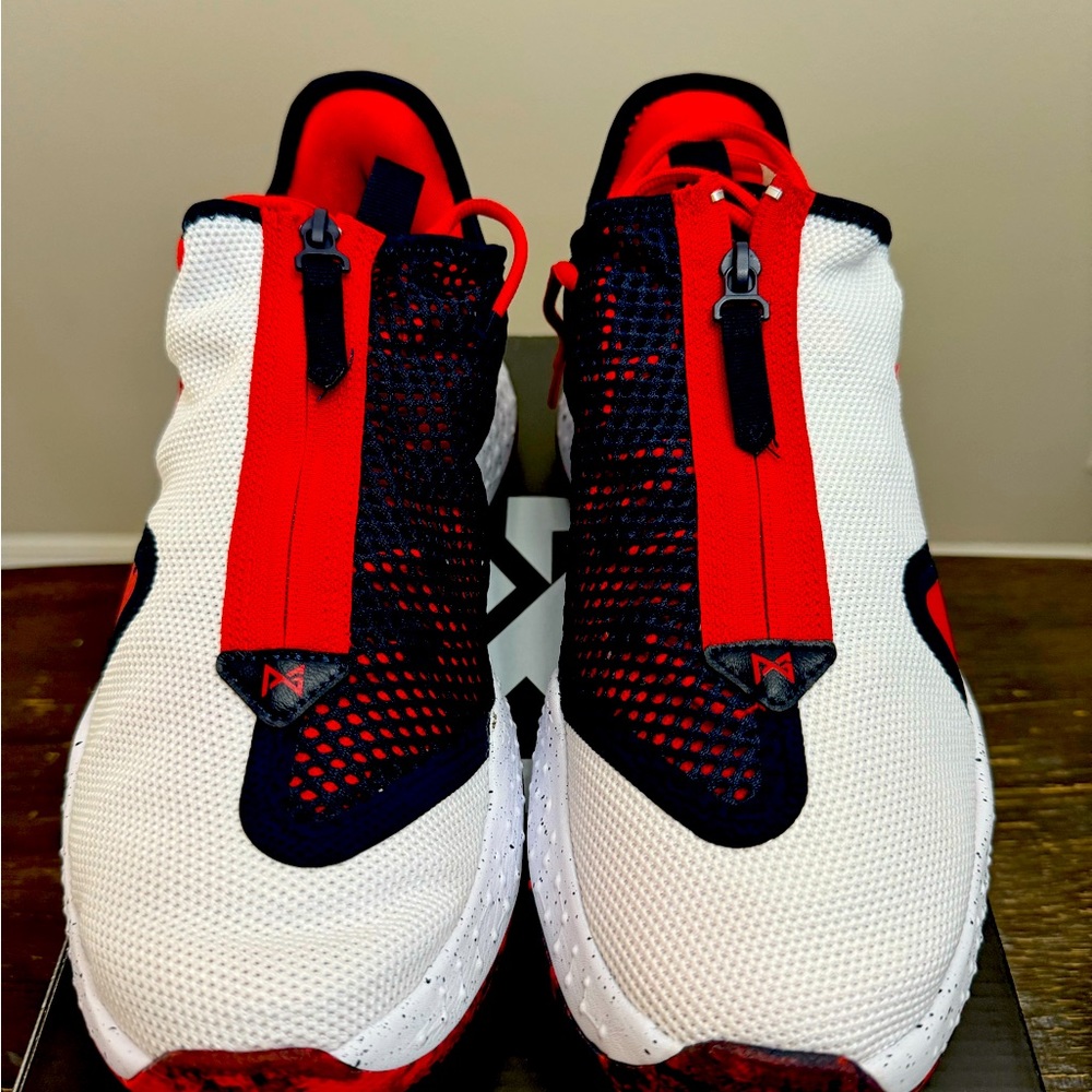 Red and White Nike Paul George IV (4) USA - New in box